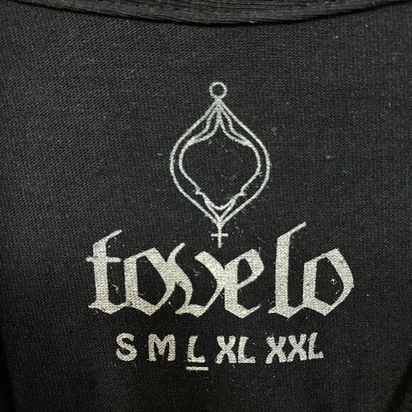 Tove Lo Attention Pink Lettering Black T-Shirt Large - Picture 4 of 4